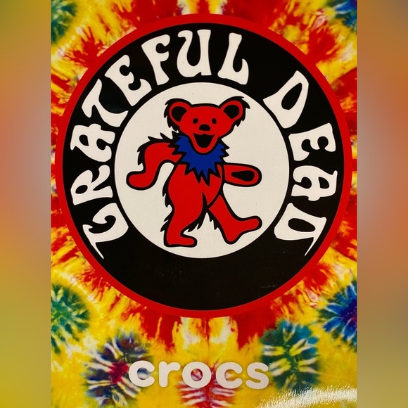 Crocs X Grateful Dead Jibbitz Limited Edition Charm Set 10 Pack New - Picture 8 of 9